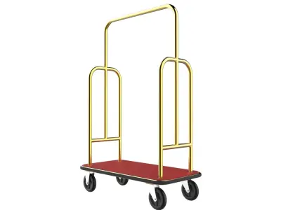 Hotel Trolley 10 3D model