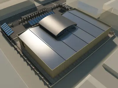 Public Center -2 3D model