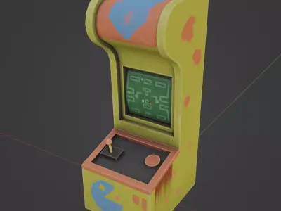 game machine 3D model