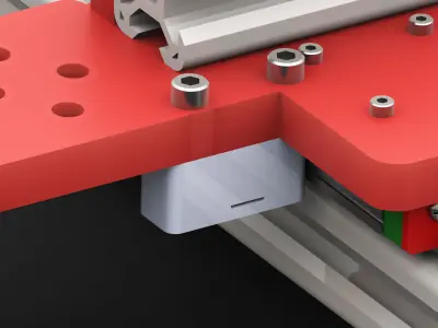 CNC parts to build your own linear rail chassis 3D model