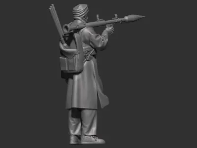 Eastern warrior  2 3D print model