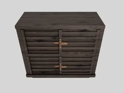 Antique dresser 3D model