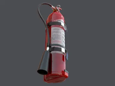 fire extinguisher Low-poly 3D model 31