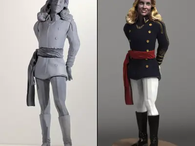Colonel Wilma Dress Uniform - Buck Rogers in the 25th Century  3D print model