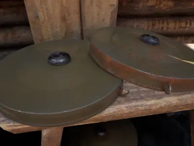 Japanese WW2 Type 93 Anti-Tank Mine 3D model