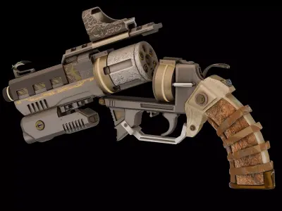 colt future Low-poly 3D model