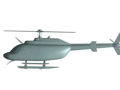 JetRanger III 3D model