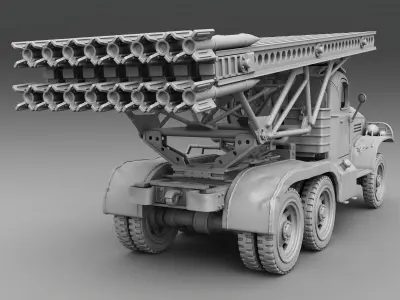 MLRS Katusha   3D print model