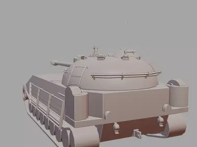 Chrysler K  M4A4 Sherman WWII Medium Tank 3D Printable  3D print model