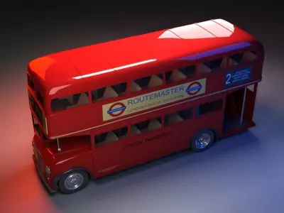 London Bus 3D model purchase