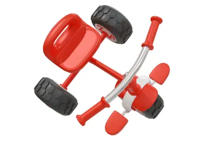 Tricycle toy 3D model