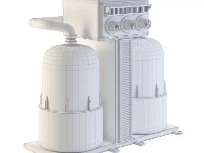Factory Machine 3D model buy