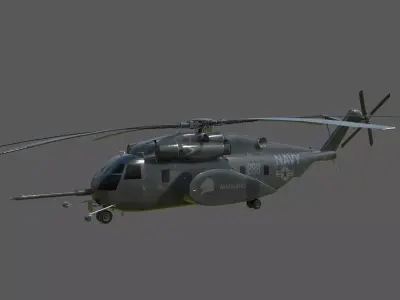 MH- 53E  Sea-Dragon Low-poly 3D model