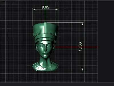 The Cleopatra 3D print model