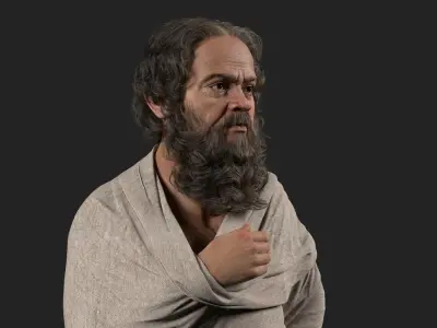 Greek Philosophers 3D model