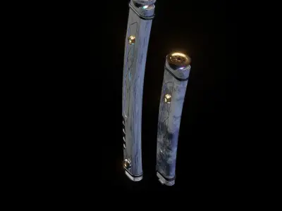 Ahsoka Tano Lightsabers TV Series Free 3D print model