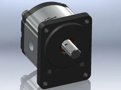 Hydraulic pump 3D model buy