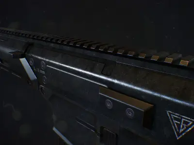 MSBS 556K Low-poly 3D model