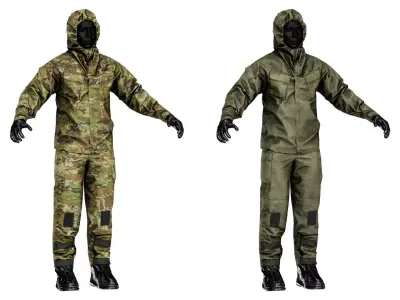 ADF NBCD SUIT Low-poly 3D model