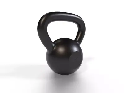 Kettle Bell 20Kg Low-poly 3D model