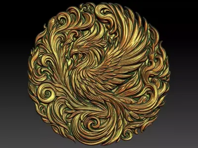 3 phoenix CNC Relief Model 3D print model