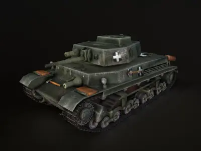 40M Turan 1 Low-poly 3D model
