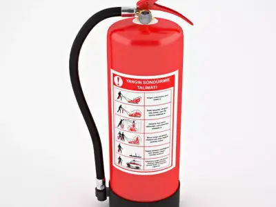 Fire Extinguisher 3D model 30