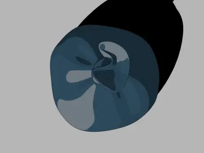 garbage bag Free low-poly 3D model