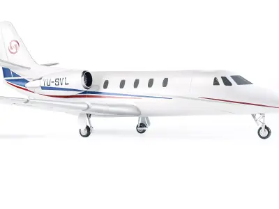 Cessna Citation XLS Private Jet 3D model