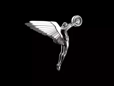 Car head emblem-Isotta Triumph 3D print model purchase