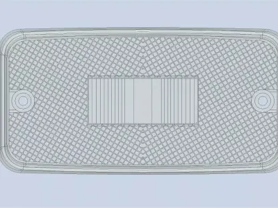 Clear truck lens 3D model