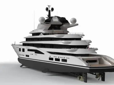  Lurssen JAG Yacht Project Dynamic Simulation 
