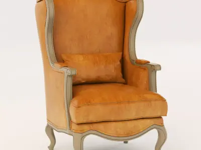Country Corner Chateau armchair 3D model