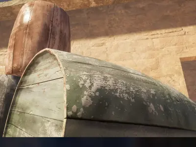 Barrel - 8K Textures Low-poly 3D model