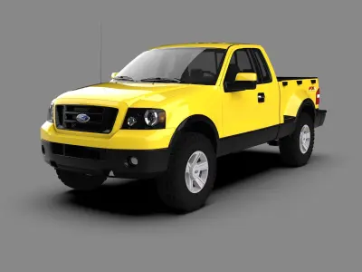 Ford F-150 FX4 3D Off-Road Pickup Truck 3D model