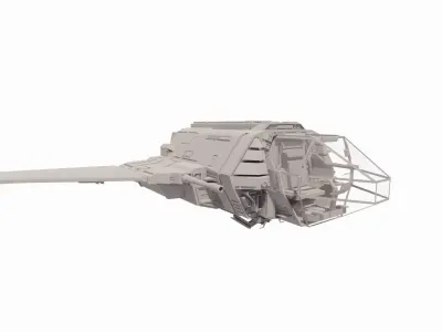 Spaceship-spacecraft-44 3D model