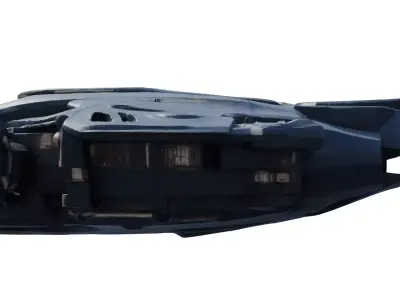 Stellar Aegis Starship Highpoly PBR 3D model