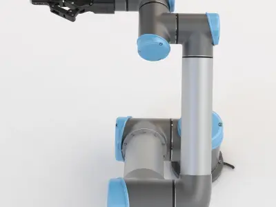 UR5 With Robotiq Two Finger Adaptive Gripper 3D model