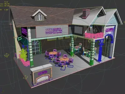 Exhibition - Area - 6X9-3DMAX2009-02 3D model