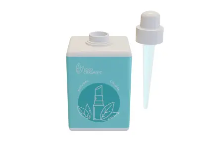 SERUM BOTTEL Bottle Containers 3D model