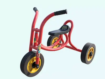 Weplay Push Trike Kid Bicycle Children bike 3D model