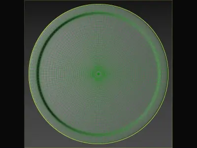 Brass Ornate Tray 3D model