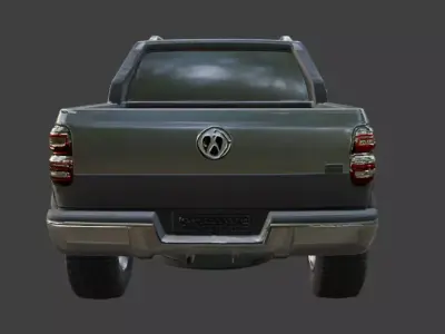 Vintage Rusty Pickup Truck 3D Model 3D model