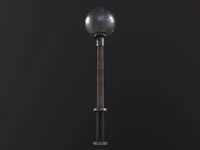 Blunt Mace 3D Model Low-poly 3D model