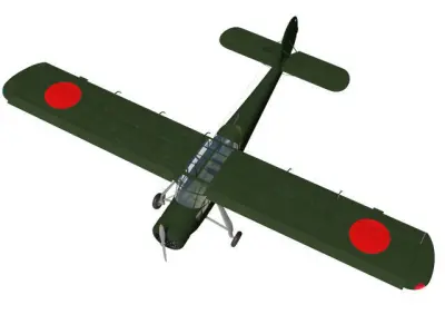 Kokusai Ki76 Stella 3D model