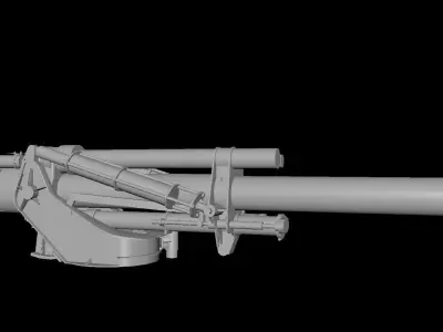 M41 HMC Turret Low-poly 3D model