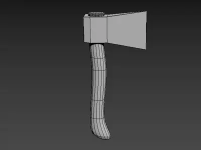 Bloody Axe - Game Ready Free low-poly 3D model