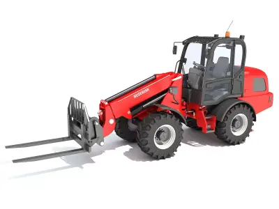 Telescopic Telehandler Weidemann 3D model