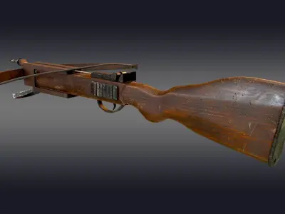 Cross Bow Weapon 3D model