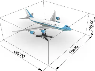VC-25B Air Force One 3D print model